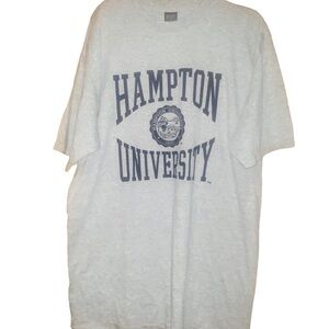 Under armour kids Hampton university HU pirates blue tshirt youth large 10/12
